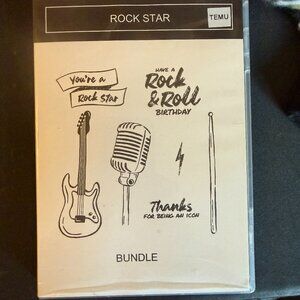 Temu Stamps and Dies Rock Star
